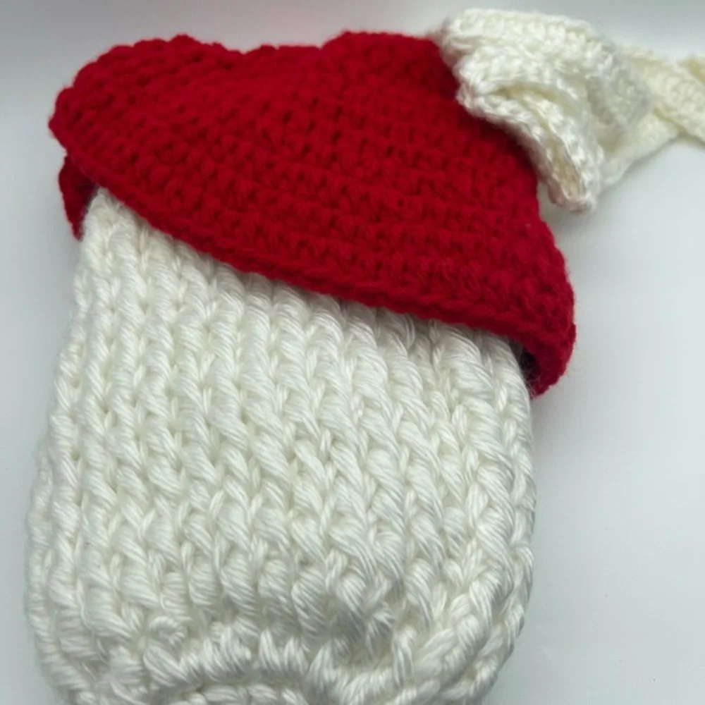 Vintage-style Cottagecore Crochet Mushroom Purse - Picture 4 of 8